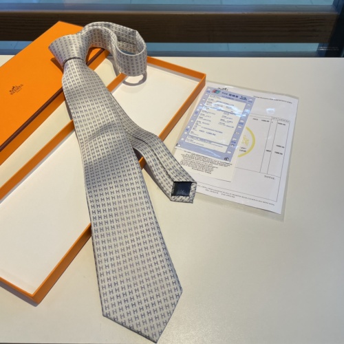 Replica Hermes Necktie For Men #1194539 $34.00 USD for Wholesale