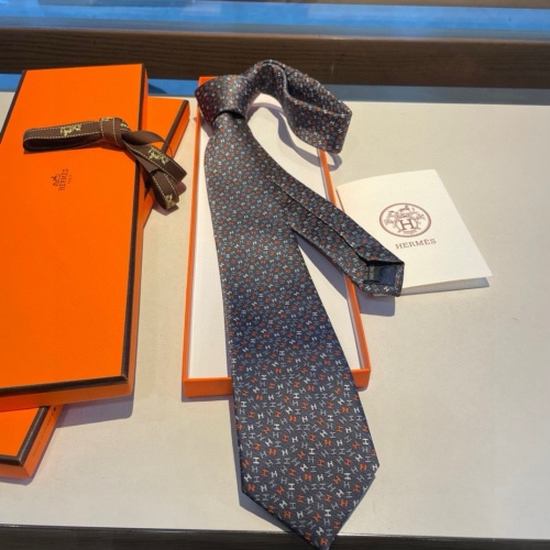 Replica Hermes Necktie For Men #1194611 $34.00 USD for Wholesale