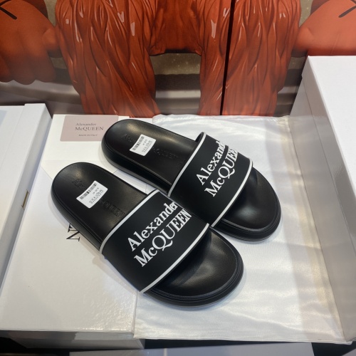 Replica Alexander McQueen Slippers For Men #1195667 $45.00 USD for Wholesale