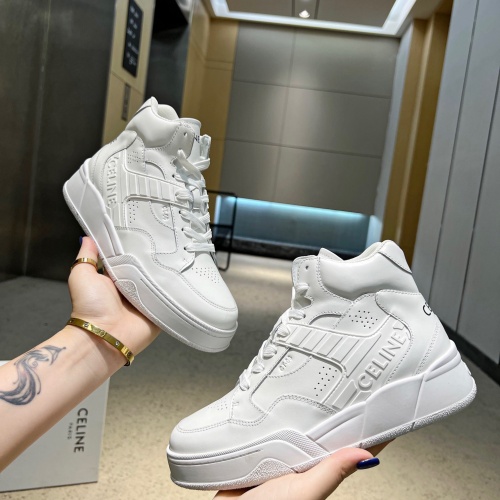 Replica Celine High Top Shoes For Women #1197153 $98.00 USD for Wholesale