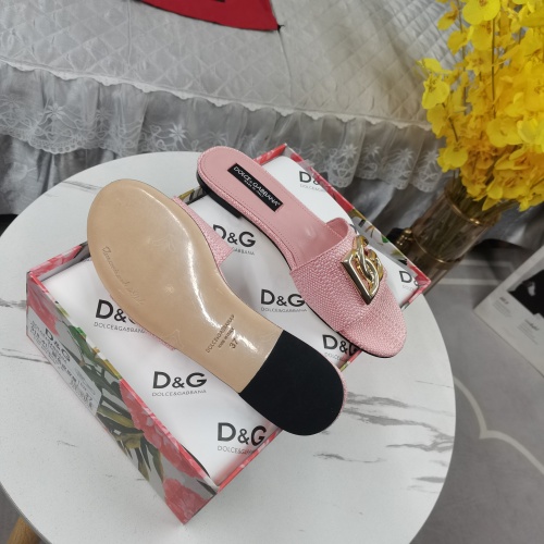 Replica Dolce & Gabbana D&G Slippers For Women #1198070 $115.00 USD for Wholesale