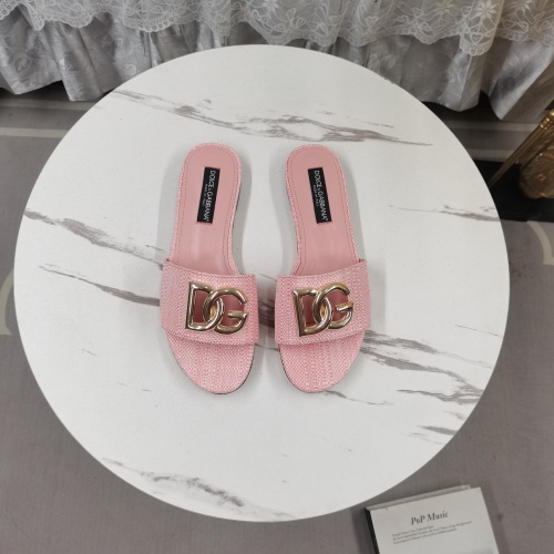 Replica Dolce & Gabbana D&G Slippers For Women #1198070 $115.00 USD for Wholesale