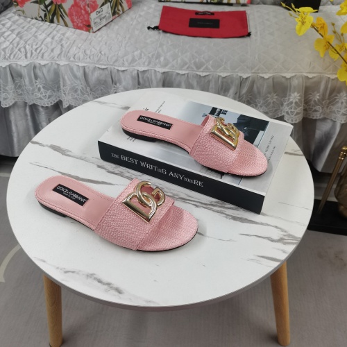 Replica Dolce & Gabbana D&G Slippers For Women #1198070 $115.00 USD for Wholesale