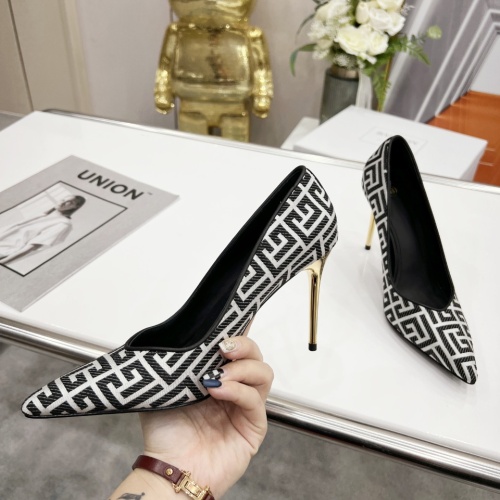 Replica Balmain High-Heeled Shoes For Women #1198257 $118.00 USD for Wholesale