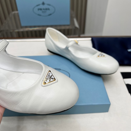 Replica Prada Flat Shoes For Women #1198291 $98.00 USD for Wholesale