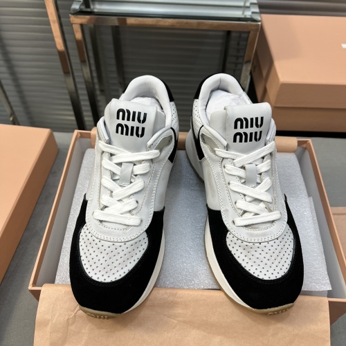 Replica MIU MIU Casual Shoes For Women #1198418 $102.00 USD for Wholesale