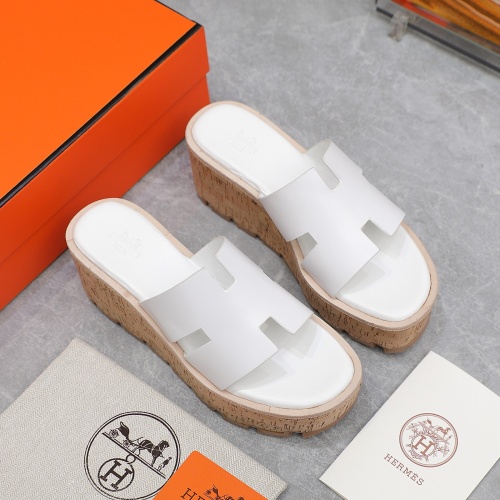 Replica Hermes Slippers For Women #1198802 $102.00 USD for Wholesale