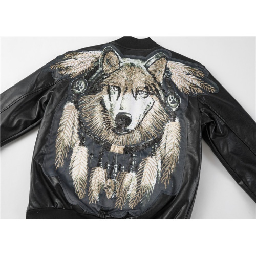 Replica Philipp Plein PP Jackets Long Sleeved For Men #1204030 $102.00 USD for Wholesale