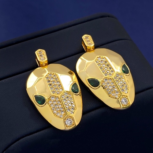 Replica Bvlgari Earrings For Women #1205260 $32.00 USD for Wholesale