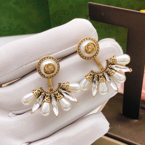 Replica Gucci Earrings For Women #1205949 $29.00 USD for Wholesale