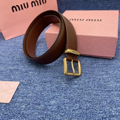 Replica MIU MIU AAA Quality Belts For Women #1207546 $60.00 USD for Wholesale