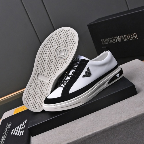 Replica Armani Casual Shoes For Men #1207908 $76.00 USD for Wholesale