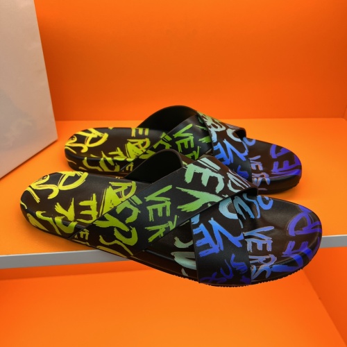 Replica Versace Slippers For Men #1208134 $52.00 USD for Wholesale