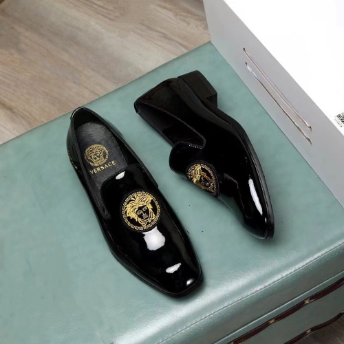 Cheap Versace Leather Shoes For Men #1208301, $$76.00 USD On Versace Leather Shoes