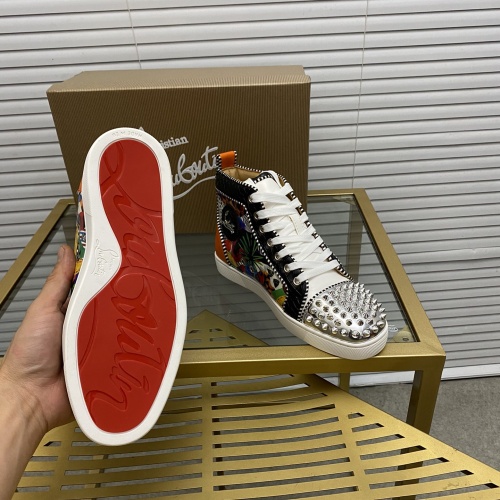 Replica Christian Louboutin High Top Shoes For Men #1208765 $92.00 USD for Wholesale