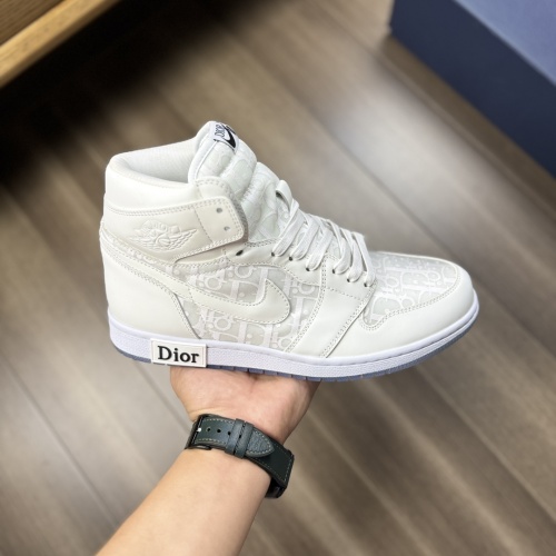 Replica Christian Dior High Top Shoes For Men #1209188 $155.00 USD for Wholesale