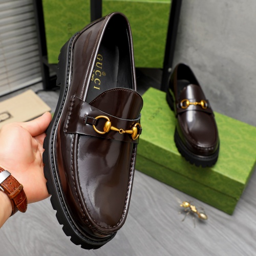 Replica Gucci Oxfords Shoes For Men #1209321 $82.00 USD for Wholesale