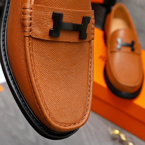 Replica Hermes Leather Shoes For Men #1209459 $82.00 USD for Wholesale