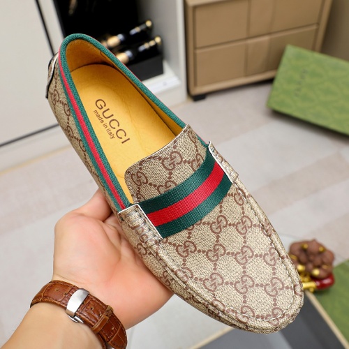 Replica Gucci Oxfords Shoes For Men #1209520 $72.00 USD for Wholesale