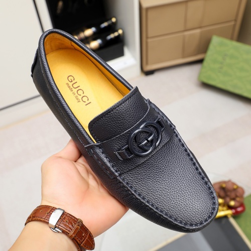 Replica Gucci Oxfords Shoes For Men #1209587 $72.00 USD for Wholesale