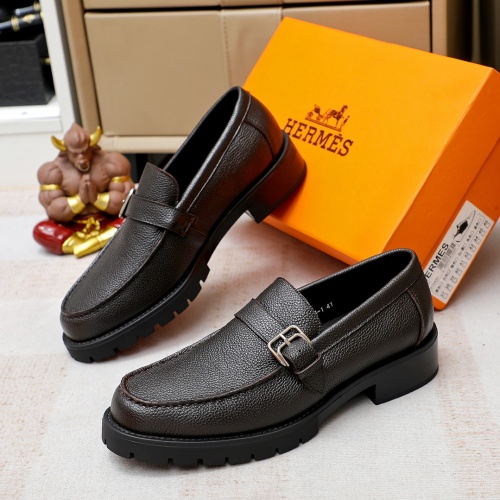 Cheap Hermes Leather Shoes For Men #1209640, $$82.00 USD On Hermes Leather Shoes