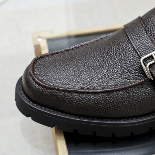 Replica Hermes Leather Shoes For Men #1209640 $82.00 USD for Wholesale