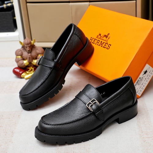 Cheap Hermes Leather Shoes For Men #1209641, $$82.00 USD On Hermes Leather Shoes