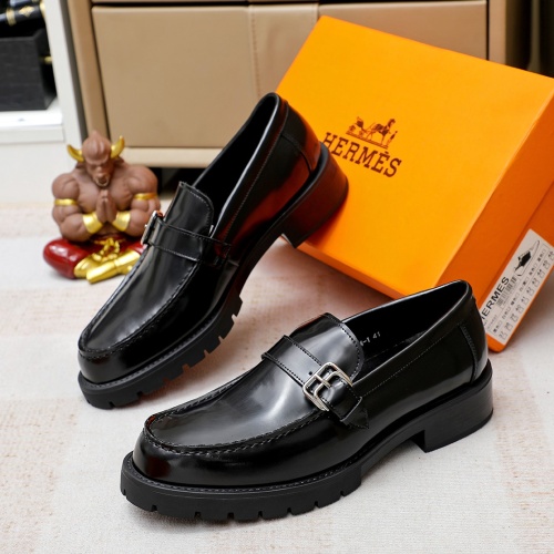 Cheap Hermes Leather Shoes For Men #1209642, $$82.00 USD On Hermes Leather Shoes