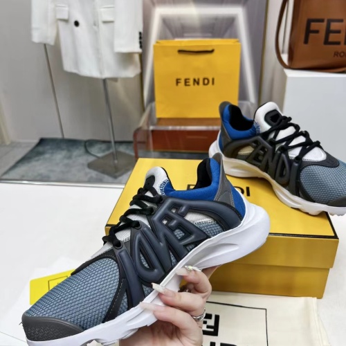 Replica Fendi Casual Shoes For Men #1209902 $100.00 USD for Wholesale