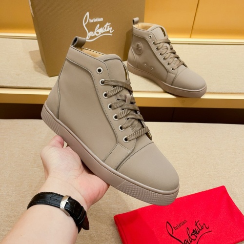 Cheap Christian Louboutin High Top Shoes For Men #1209930, $$80.00 USD On Christian Louboutin High Top Shoes