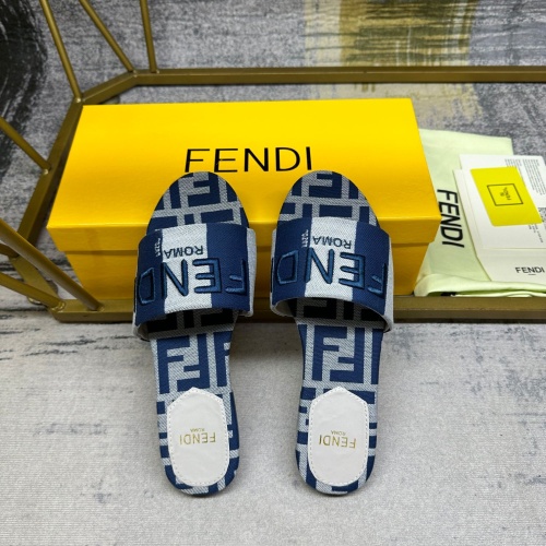 Replica Fendi Slippers For Women #1210037 $82.00 USD for Wholesale