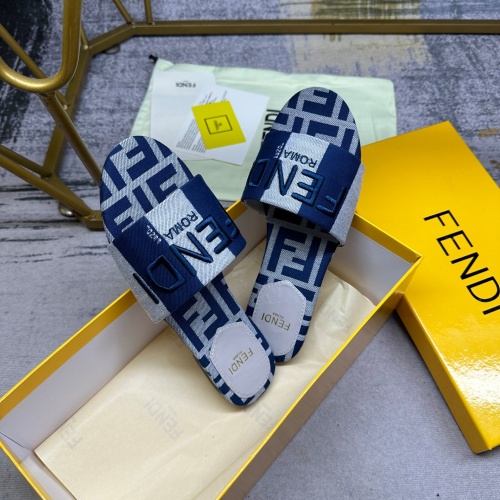 Replica Fendi Slippers For Women #1210037 $82.00 USD for Wholesale