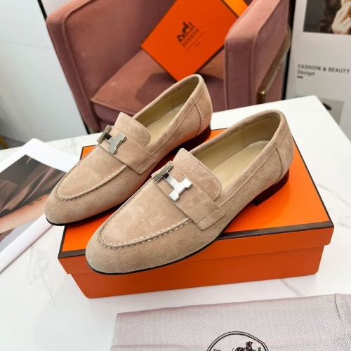 Cheap Hermes Leather Shoes For Women #1210090, $$96.00 USD On Hermes Leather Shoes