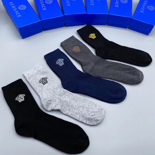 Replica Versace Socks #1210467 $29.00 USD for Wholesale