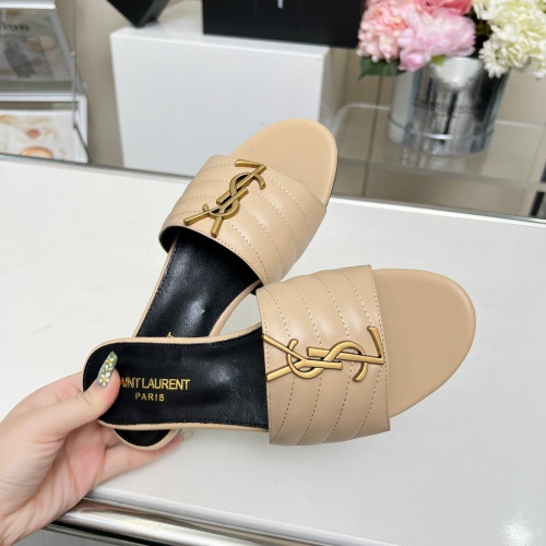 Replica Yves Saint Laurent YSL Slippers For Women #1211072 $80.00 USD for Wholesale