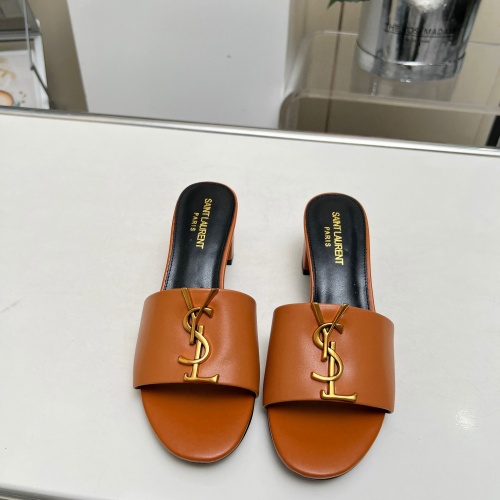 Replica Yves Saint Laurent YSL Slippers For Women #1211093 $100.00 USD for Wholesale