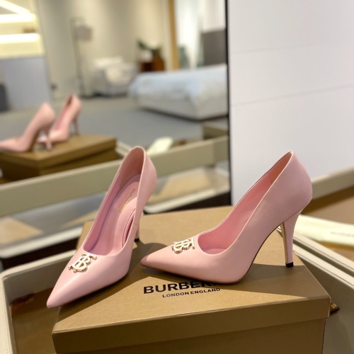 Replica Burberry High-Heeled Shoes For Women #1211142 $122.00 USD for Wholesale