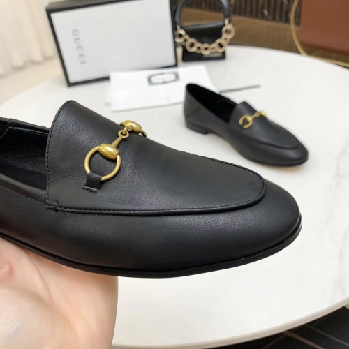 Replica Gucci Oxfords Shoes For Women #1211296 $80.00 USD for Wholesale