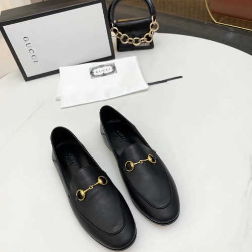 Replica Gucci Oxfords Shoes For Women #1211296 $80.00 USD for Wholesale