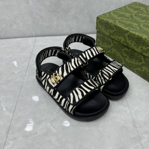 Replica Gucci Sandal For Women #1211375 $100.00 USD for Wholesale