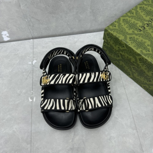 Replica Gucci Sandal For Women #1211375 $100.00 USD for Wholesale