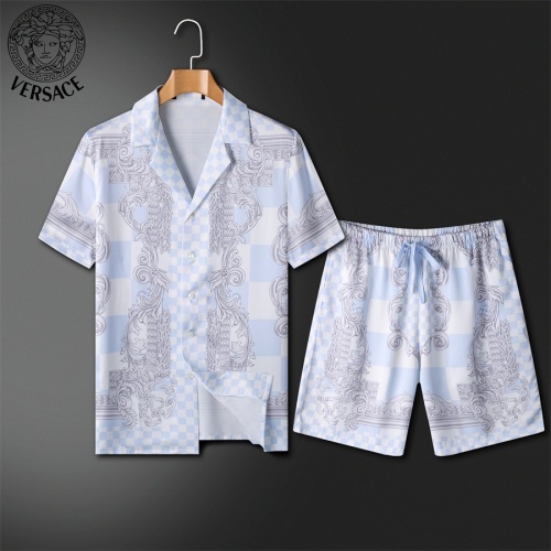 Cheap Versace Tracksuits Short Sleeved For Men #1211449, $$72.00 USD On Versace Tracksuits