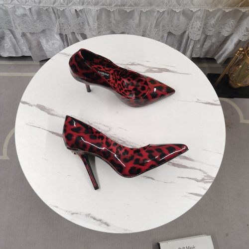 Replica Dolce & Gabbana D&G High-Heeled Shoes For Women #1212329 $130.00 USD for Wholesale