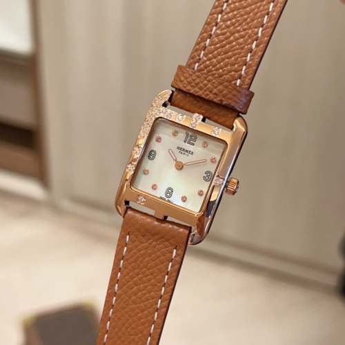 Replica Hermes AAA Quality Watches For Women #1213126 $160.00 USD for Wholesale