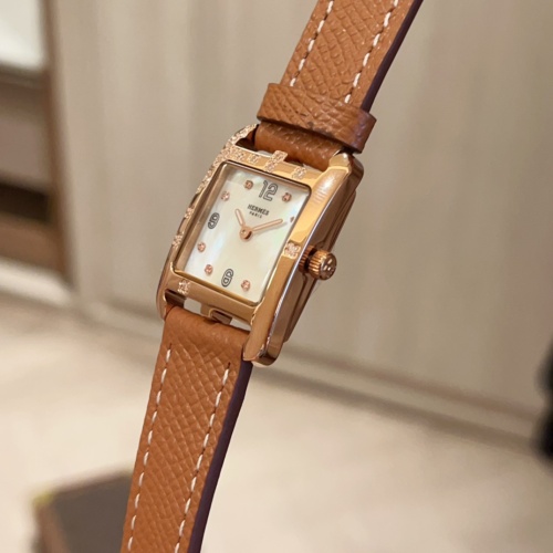 Replica Hermes AAA Quality Watches For Women #1213126 $160.00 USD for Wholesale