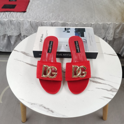 Cheap Dolce &amp; Gabbana D&amp;G Slippers For Women #1213147, $$115.00 USD On Dolce &amp; Gabbana D&amp;G Slippers