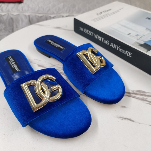 Replica Dolce & Gabbana D&G Slippers For Women #1213151 $115.00 USD for Wholesale