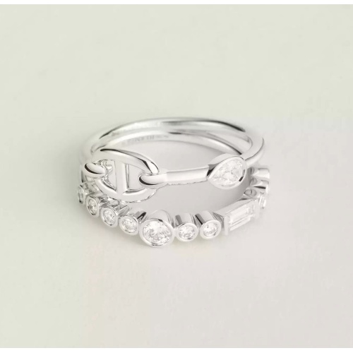 Replica Hermes Rings For Women #1213518 $39.00 USD for Wholesale