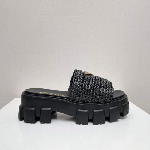 Replica Prada Slippers For Women #1213737 $96.00 USD for Wholesale