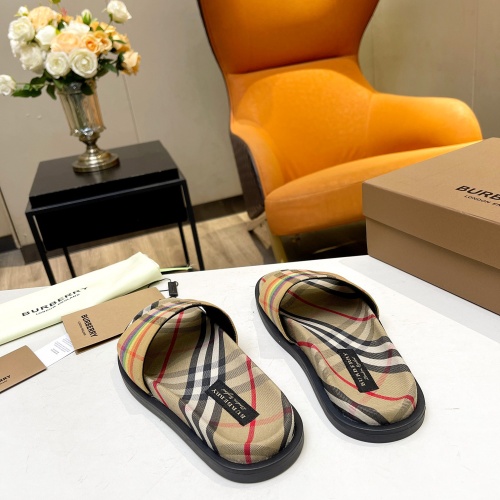 Replica Burberry Slippers For Women #1213775 $72.00 USD for Wholesale